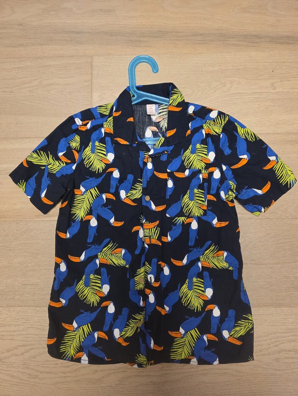 Joe Fresh Kids Toucan Print Shirt - Tropical L (10 - 12)